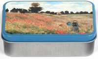Dóza malá - Monet - Vlčí máky, 9,5*6*2,7 cm