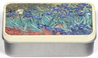 Dóza malá - van Gogh - Kosatce, 9,5*6*2,7 cm