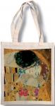 Taška bavlněná barevná - Klimt - Polibek