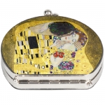 Zrcátko kapesní duo Klimt - Polibek