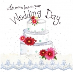 Přání svatební - Wedding cake