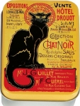 Dóza malá - Chat Noir Drouot, 9,5*6*2,7 cm