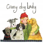 Podložka Crazy Dog Lady, 10*10 cm