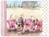 Prostírání korkové Five little pigs, 29*21,5 cm