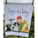 Utěrka AC - Crazy dog lady - 45*65 cm