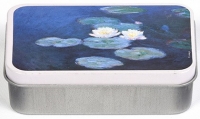 Dóza malá - Monet - Lekníny, 9,5*6*2,7 cm