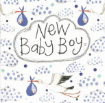 Přání k narození dítěte - Stork Baby
