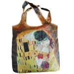 Skládací taška lehká Klimt - Polibek - SLEVA