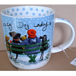 Xmas Dog Lady hrnek 0,4 l