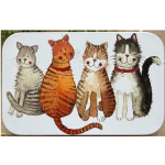 Dóza nízká Marvellous Moggies 11*7*2 cm