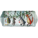 Tác melamin střední Xmas Friends; 17*38 cm