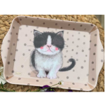 Tác melamin Kitten; 14*21 cm