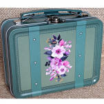 Kufr s květy - dóza